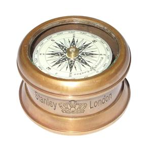 Boussole à vendre nouveau Portable voyage randonnée en plein air classique en laiton boussole lumineuse Camping montre de poche Style Design Antique - Product Image 1