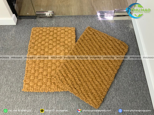 Tapis en fibre de coco naturelle fait à la main pour la décoration intérieure - Product Image 3