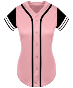 Premium Quality Women's Baseball & Softball Jersey Unique Design Button <b>Down</b> Jersey Breathable Wholesale 2026 - Product Image 3