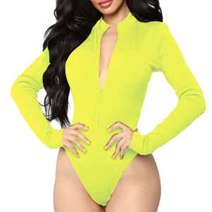 Body con combishort de couleur unie avec logo personnalisé au design de trench Combinaisons d'été pour femmes Combinaisons - Product Image 5