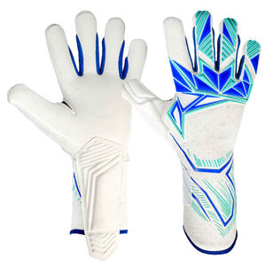Gants de gardien de but de football personnalisables, cuir respirant, tissu tricoté avec impression par sublimation pour l'entraînement en extérieur - Product Image 4