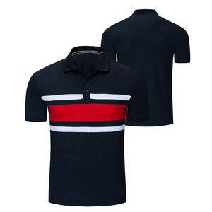 Camiseta Polo de Alta Calidad para Hombre con Logotipo OEM, Camisetas Polo para Hombre con Estampado de Patrones, Camisetas Deportivas Casuales de Sublimación de Alta Calidad - Product Image 1