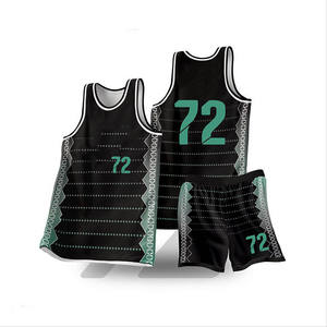 Ensemble de maillot et short de basket-ball, vêtements de sport respirants, tenue d'entraînement pour hommes et jeunes - Product Image 5