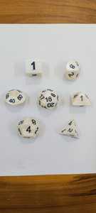 Juego de dados de hueso ecológico medieval grande con diseño de PIP único (cantidad de 5)-Mat Cauthon's Square Dice Gaming SCA Creative Anachronism - Product Image 6