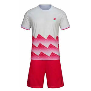 ชุดเสื้อฟุตบอลผ้าโพลีเอสเตอร์ระบายอากาศได้ดีชุดฝึกฟุตบอล100% - Product Image 2