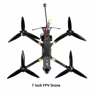 Drone FPV 7 pouces, quadricoptère, cadre en fibre de carbone, moteur sans balais, caméra FPV, drone léger pour freestyle, OEM ODM - Product Image 1