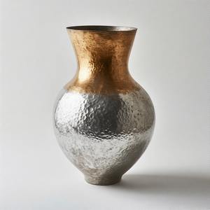 GlimmerRoot Luxe <b>Vase</b> Jar Opulent Grace <b>Tall</b> Bronze Finish Designer Metal <b>Vase</b> Exquisite Handcrafted Accent for Home <b>Decor</b> - Product Image 5