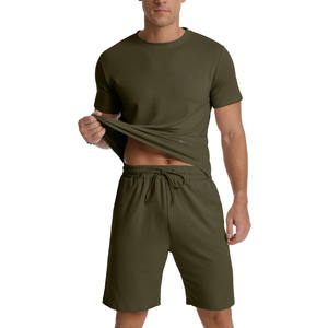 Designed Sporty Style <b>Men's</b> Nylon Set With Custom Print Logo High Quality Work Designs Outdoor 2Pcs <b>Men's</b> Tracksuits - Product Image 4