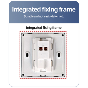 <span class=keywords><strong>Interruptor</strong></span> de Pared Eléctrico Universal Estándar de 5 Pines, Color Gris de Lujo, con Enchufe de Pared, USB, Material de PC, Fabricación de Interruptores de Pared - Product Image 6