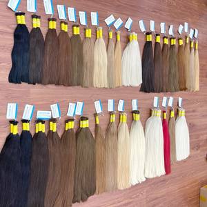 Hairshop Color Natural recto Paquete de cabello a granel Vietnam cabello humano crudo Paquete de cabello vietnamita - Product Image 4