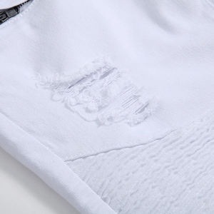 Shorts en jean pour homme de haute qualité, taille personnalisée - Style décontracté d'été, coupe droite, tissu respirant en élasthanne/coton, couleur et logo personnalisés - Product Image 3