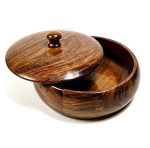 Nuevo diseño de caja de madera para servir Chapati, utensilios de cocina para el hogar, uso en hoteles, buena caja de madera pulida Chapati con tapa, precio al por mayor - Product Image 3