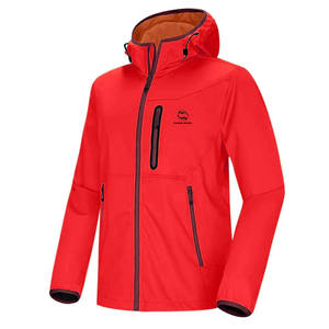 Chaqueta de invierno con diseño de logotipo personalizado para hombre, ropa de calle, chaqueta de lluvia acolchada con cuello levantado, chaquetas cortavientos impermeables de nailon Softshell - Product Image 2