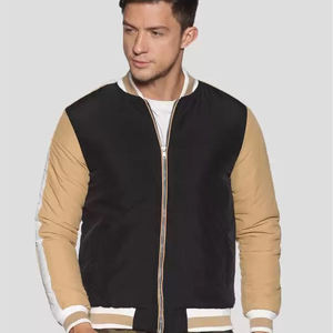 Personalizado Unisex Varsity Jacket Stand suelta lona frontal bordado hombres Chenille Vintage béisbol Collage Varsity chaqueta personalizada - Product Image 1