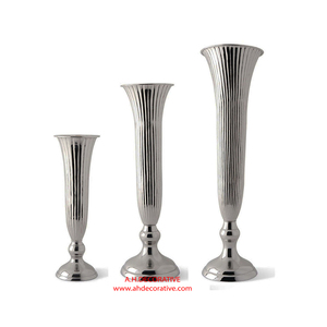 Jarrón Chapado en Metal de último diseño pulido brillante de aluminio para sala de estar y decoración de interiores jarrones de Decoración de mesa - Product Image 1