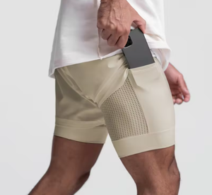 Pantalones cortos de entrenamiento para correr de verano para hombre, pantalones cortos deportivos de secado rápido para hombre - Product Image 3