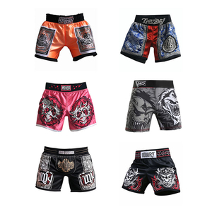 Venta al por mayor UFC Kickboxing Fight MMA compresión corta sublimación personalizada pantalones cortos MMA para hombres - Product Image 4