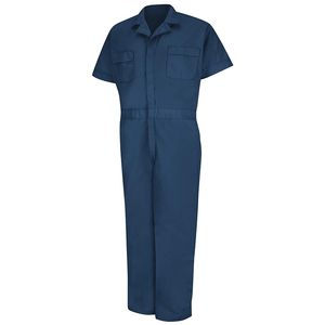 Ropa de trabajo de verano personalizada, uniformes, protección de seguridad, ropa de trabajo industrial, mono de manga corta - Product Image 4