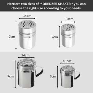 เครื่องขุดลอกผงสแตนเลส10ออนซ์พร้อมที่จับสำหรับเครื่องทำผงช็อคโกแลตพริกไทยเกลือสั่งซื้อจำนวนมาก - Product Image 4