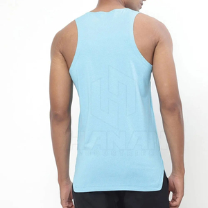 Camisetas sin mangas de gimnasio personalizadas para hombre Camisetas sin mangas de algodón de alta calidad para entrenamiento Deportes Gimnasio Camisetas sin mangas para hombres de Pakistán - Product Image 2