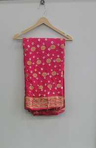 Pure Banarasi Bandhej Dupatta Semi-Dola Doli Bufanda tradicional para mujer - Product Image 3