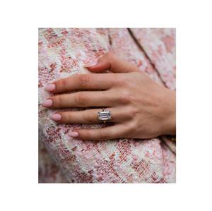 Anillos de diamantes asimétricos Muse modernos de buena calidad con borde artístico precio al por mayor - Product Image 1