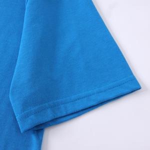 Wholesale 210g Blank T Shirt Custom 100% Cotton T-shirt Printing Logo for Mens Plain T Shirts Printed <b>Black</b> T-shirt for men - Product Image 3