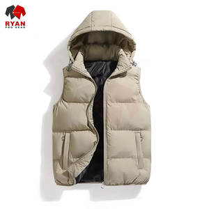 Gilet matelassé pour homme personnalisé, léger, chaud, sans manches, veste matelassée, impression de logo OEM et ODM, fournisseur en gros - Product Image 4
