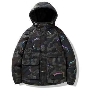 Premium hommes doudoune élégant design rembourré coupe-vent manteau chaud matériau souple à la mode décontracté hiver vêtements de mode - Product Image 4