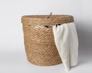 Panier d'herbe de mer fait à la main en paille d'herbe de mer naturelle de mode et élégant pour la cuisine à domicile stockage utilisation quantité minimale de commande - Product Image 6