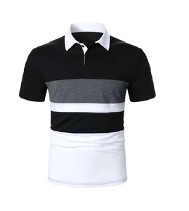 Camisetas Polo de golf de uniforme para hombre 100% algodón o poliéster liso con logotipo bordado personalizado - Product Image 6