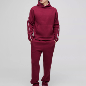 Ropa de calle para hombre, chándales Quickdry 100% de algodón, chándal con logotipo personalizado para correr al aire libre, conjunto ligero - Product Image 1