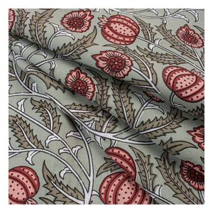 Nouvelle collection de tissu en coton léger imprimé floral à la main, matière douce pour sac de garçon - Product Image 4