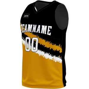 Kit de baloncesto de poliéster personalizado Camiseta transpirable para hombre en verde Ropa de talla grande Ropa de baloncesto barata-1390 - Product Image 2