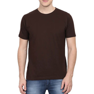 T-shirt col rond uni surdimensionné poids lourd impression personnalisée Logo O Neck pour hommes - Product Image 4