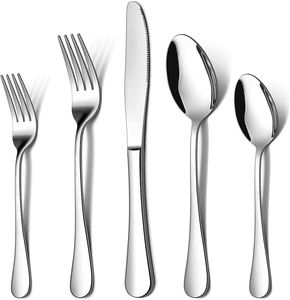 Recién llegado, cubiertos de Metal mate de color moderno, cubiertos de acero inoxidable, cuchillo, tenedor, cuchara, juego de cubiertos chapados en negro - Product Image 5