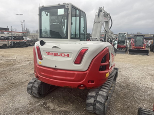 Excavadora compacta Takeuchi TB370 de 6.7 toneladas, 56.9 HP, motor turbo diésel, profundidad de excavación de 4.08 m, alcance de 6.69 m, fuerza de ruptura de 65 kN, en venta. - Product Image 3