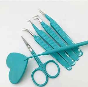 แหนบต่อขนตาปลายแหลมสแตนเลส ป้องกันแม่เหล็ก 90 องศา สีชมพู สำหรับต่อขนตาแบบวอลุ่ม ยี่ห้อ Private Label - Product Image 1