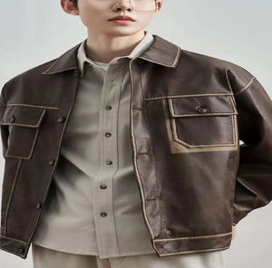 Chaqueta de Mujer de Estilo Único en Todos los Colores, Chaqueta de Cuero para Mujer de Cuero Vacuno 100% Genuino, Grueso y Resistente - Product Image 6