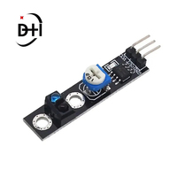 Sensor Pengikut Jalur Inframerah IR TCRT5000 Penghindar Rintangan untuk Arduino 1 Saluran Modul Pelacakan AVR ARM PIC DC 5V