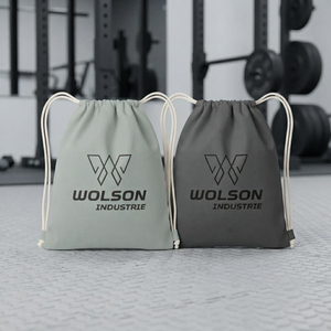 Sac de sport pour homme avec compartiment à chaussures, en PU, fermeture à cordon – Léger et imperméable pour le fitness et les voyages - Product Image 2