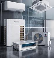 Climatiseur mural intelligent à onduleur de 1,5 tonne, compatible solaire R32, avec Wi-Fi, pour usage domestique, à économie d'énergie