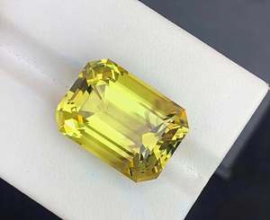 Cuarzo Limón Facetado de Primera Calidad - Increíble Color Cuarzo Limón - Piedra Natural Suelta para Hacer Anillos y Joyas - Product Image 2