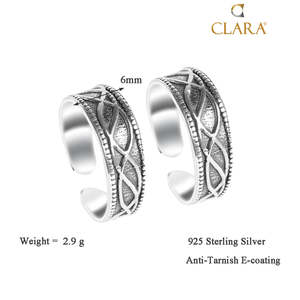 Compre Anillos de Plata de Ley 925 Pura en Línea para Mujer, para Compromiso y Boda, con Diamante o Zirconia como Piedra Principal - Product Image 4