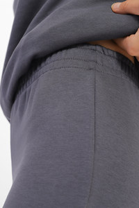 Moda 100% algodón gimnasio Fitness Color gris conjuntos chándal para Unisex tendencia toda venta chándal con logotipo personalizado para mujeres - Product Image 4