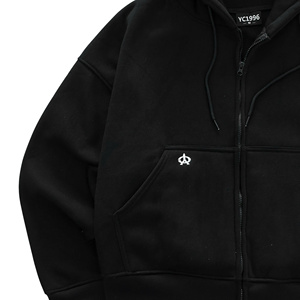 Sudadera Casual Unisex 100% Algodón Manga Larga Jersey Cintura Elástica Patrón Sólido - Product Image 2