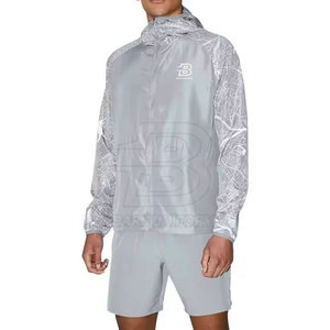 Conjuntos de sudaderas con capucha cortavientos de Color personalizado de alta calidad a bajo precio 2025 para hombres, conjuntos de sudaderas con capucha cortavientos más vendidos - Product Image 3