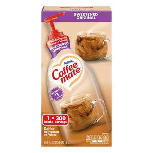 Nestle <b>Coffee</b> mate <b>Coffee</b> Creamer, Sweetened Original, Concentrated <b>Liquid</b> Pump Bottle, 50.7 oz - Product Image 3