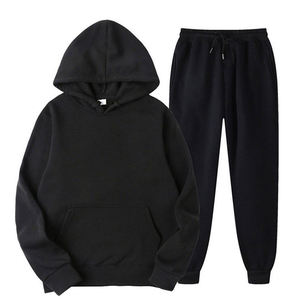 Trajes de chándal de gimnasio con cremallera para correr de hombre personalizados al por mayor multicolor 100% algodón liso polar de talla grande para invierno - Product Image 1