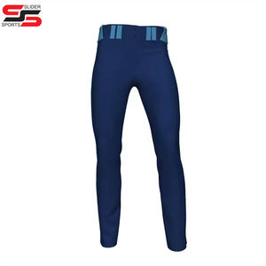 Custom Sublimation Men Adult Printed Baseball Pants Custom High Quality Blue Team Baseball Pants Men - Product Image 2
